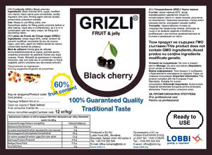 GRIZLI FRUIT&jelly 70% Black cherry