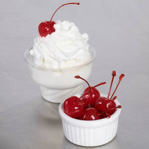 RED COCKTAIL CHERRIES WITH/WITHOUT STEMS