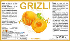 GRIZLI Cream&fill Apricot ready to use cream