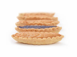 Mini tarts sweet 67x20 mm oval