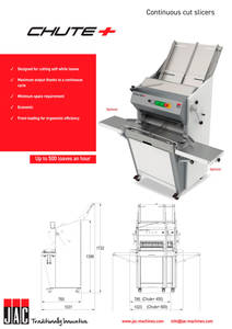 Хлеборезачна машина Jac Breadslicers Chute+ 600