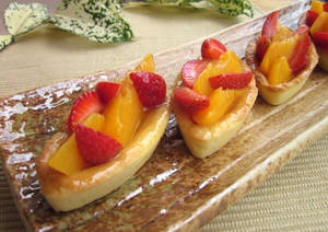 Mini tarts sweet 67x20 mm oval