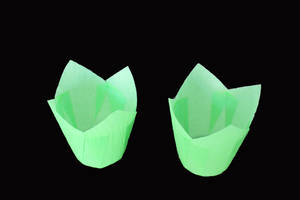 Форми за печене на мъфини Лалета Tulip - зелени