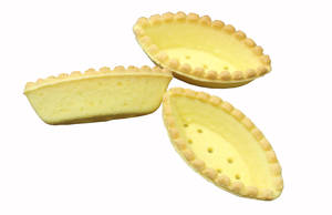 Mini tarts sweet 67x20 mm oval
