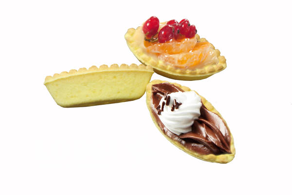 Mini tarts sweet 67x20 mm oval