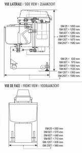 Spiral mixer Sinmag SPIRALO SM 60T