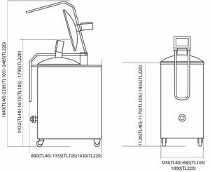 Machines for dough fermenter Jac Sourdough fermentor Tradilevain TL105