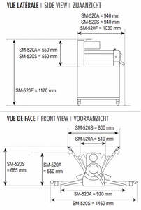 Sinmag DOUGH SHEETER SM 520S 